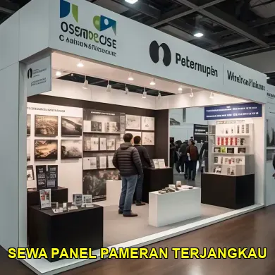 sewa panel pameran terjangkau